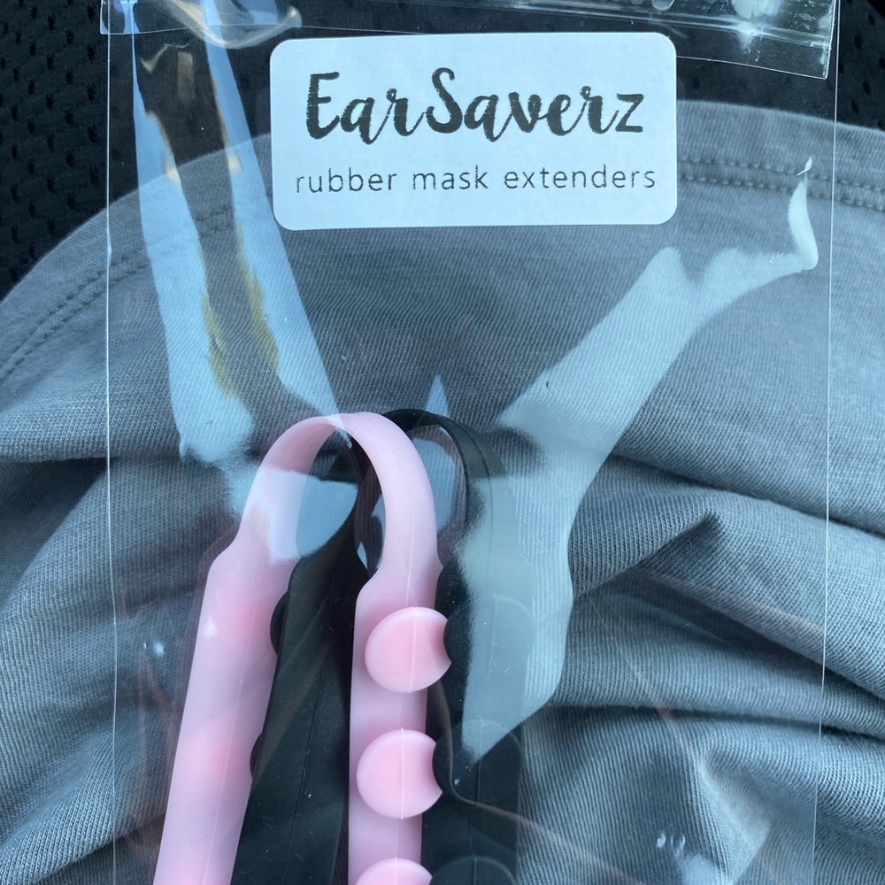 Ear savers rubber mask extenders pack of two